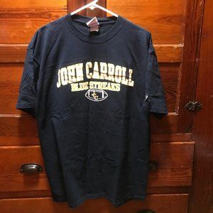 Men's Champion XL John Carroll Blue Streaks tee